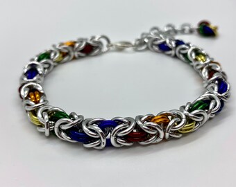 Byzantine Rainbow Bracelet