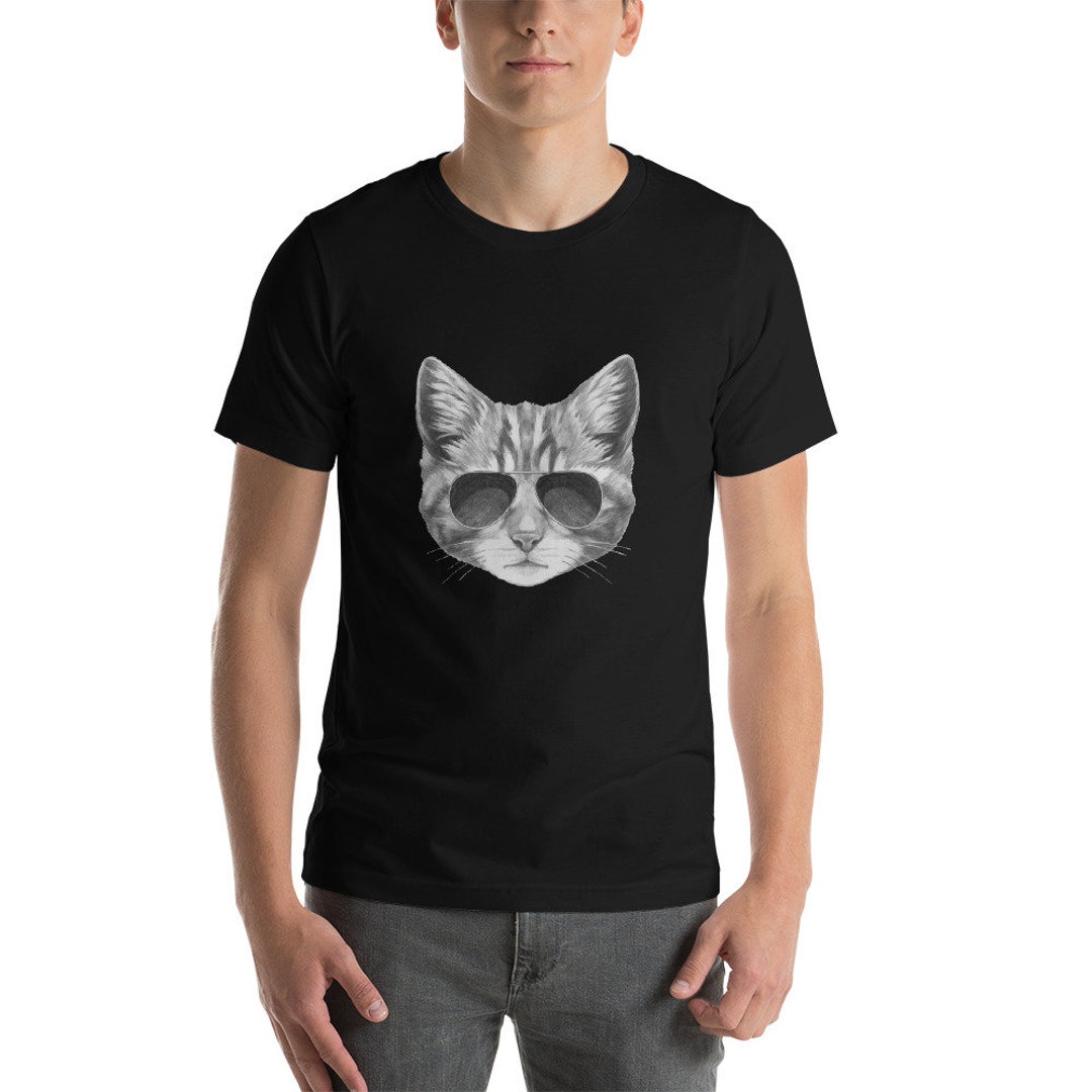 Cool Cat Tshirt. Cat Tshirt, Cool Cat Shirt, Funny Cat Shirt, Cat