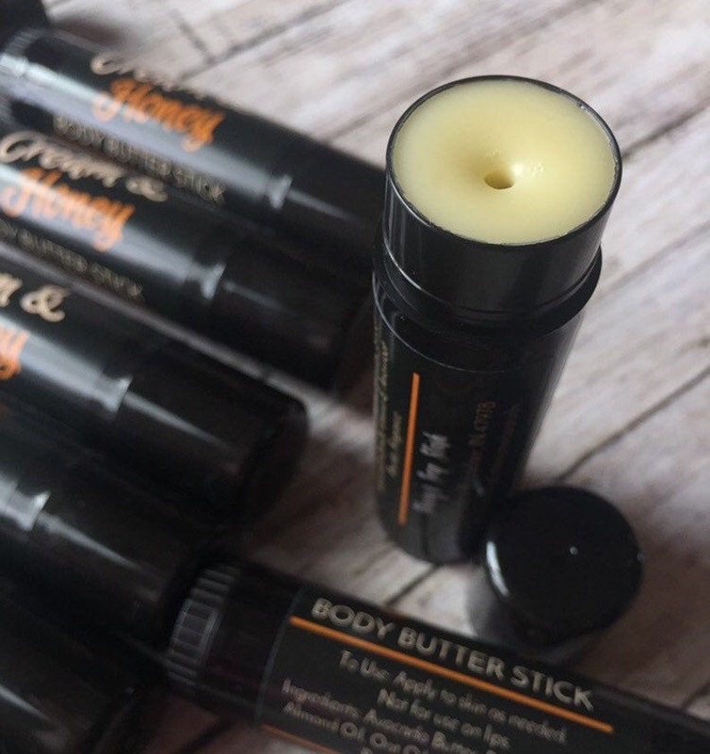 Natural Body Butter Stick Cream & Honey Scented Lotion Stick Etsy