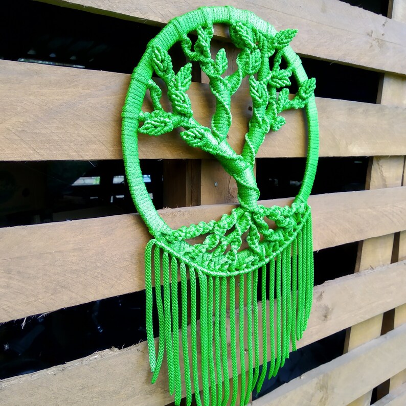 Large Tree of Life, Macrame Wall Hanging , Dreamcatcher , Fiber Woven ...