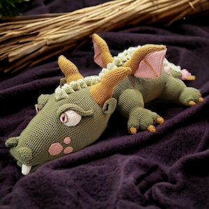 Crochet pattern Zora the dragon XXL