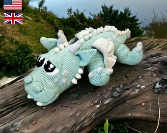 Crochet pattern Jax the dragon XXL