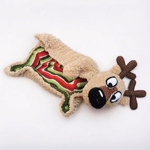 REINDEER cuddle cloth (crochet pattern german and english)