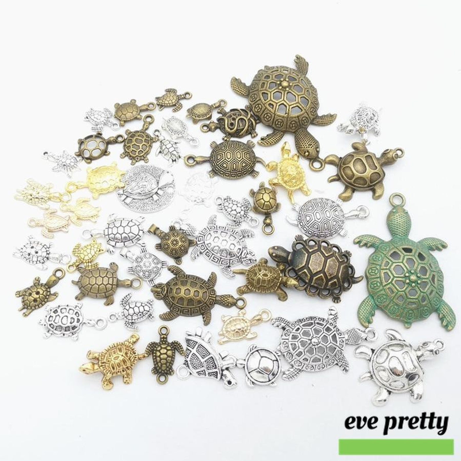 Metall Tier gemischt Anhänger antike Bronze Armband Halskette | Etsy