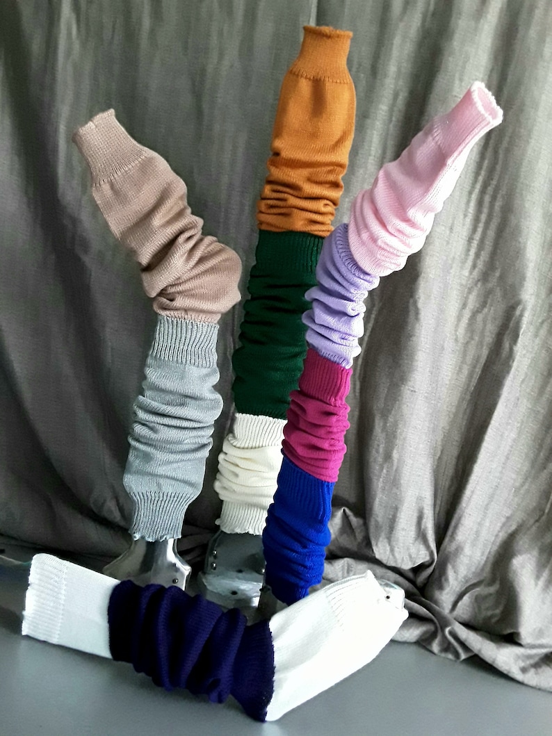 80s Leg Warmers 7pairs Ballet Dance Aerobics NOS Authentic Etsy