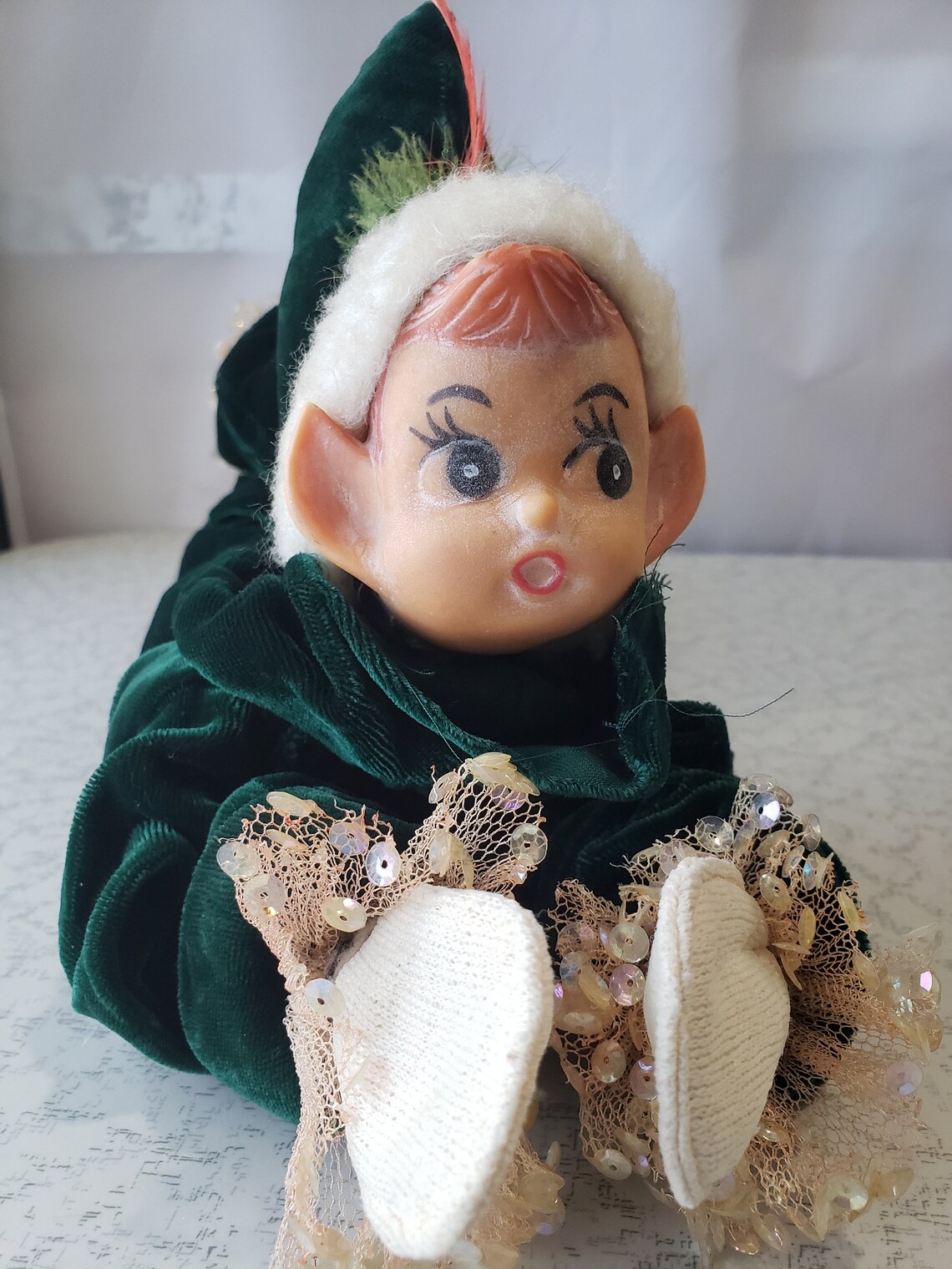 Vintage Christmas Elf Decorations 