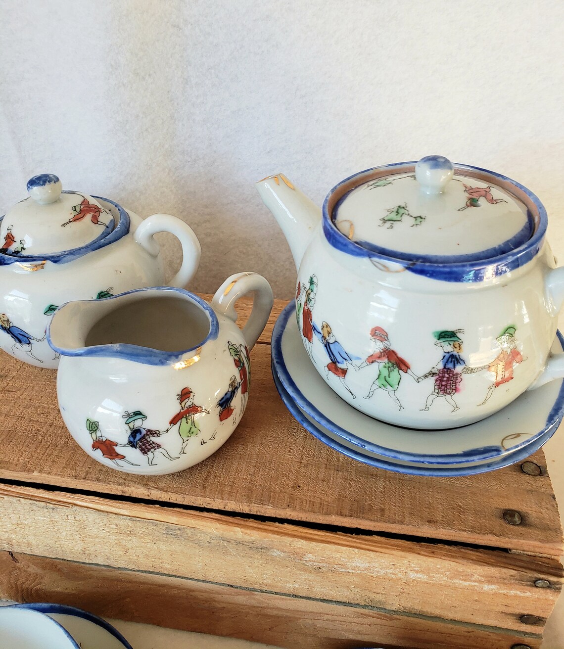 Vintage Child's Tea Set Made in Japan Children's Etsy