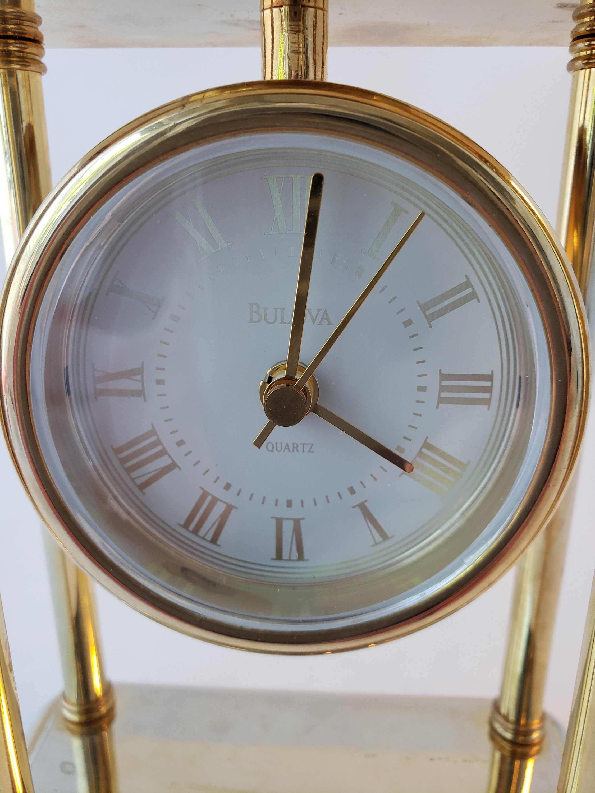 Vintage Bulova Clock Battery Operated Bulova Clock. Time Etsy UK