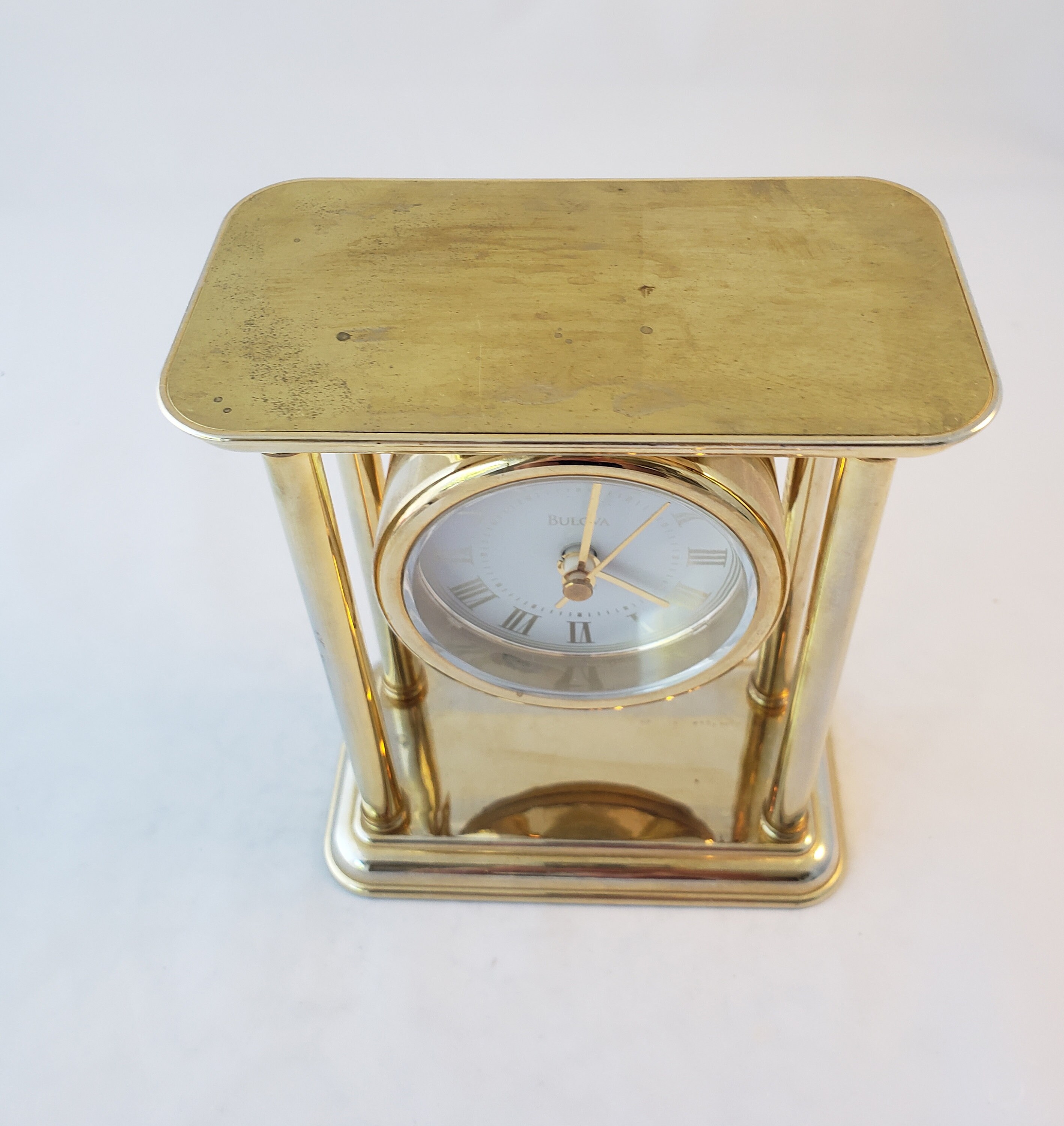 Vintage Bulova Clock Battery Operated Bulova Clock. Time Etsy UK