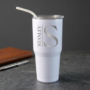 Engraved Tumbler for Boyfriend, 30 oz Stainless Steel Cup Gift image 1