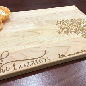 Wood Cutting Board, Closing Gift, Gift For The Couple, Personalized Cutting Board, Anniversary Gift, Cutting Board, Housewarming Gift