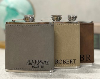 Groomsmen Flask Set, Personalized Flask, Flask For Women, Groomsmen Flask, Flask Set Custom Flask, Best Man Proposal, Groomsman Gift