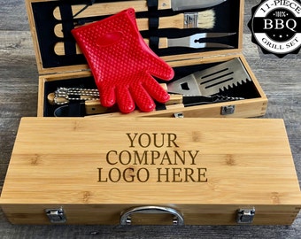 Wholesale Personalized BBQ Set, Bulk Corporate Gifts, Bulk Gifts for Clients, Wholesale Christmas Gift, Employee Appreciation Gifts