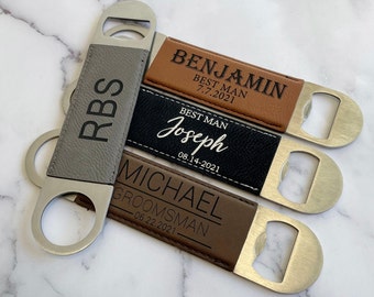 Groomsmen Gift Idea, Groomsmen Proposal, Beer Opener Personalized, Custom Bottle Opener, Bottle Opener Favor Personalized, Wedding Gift