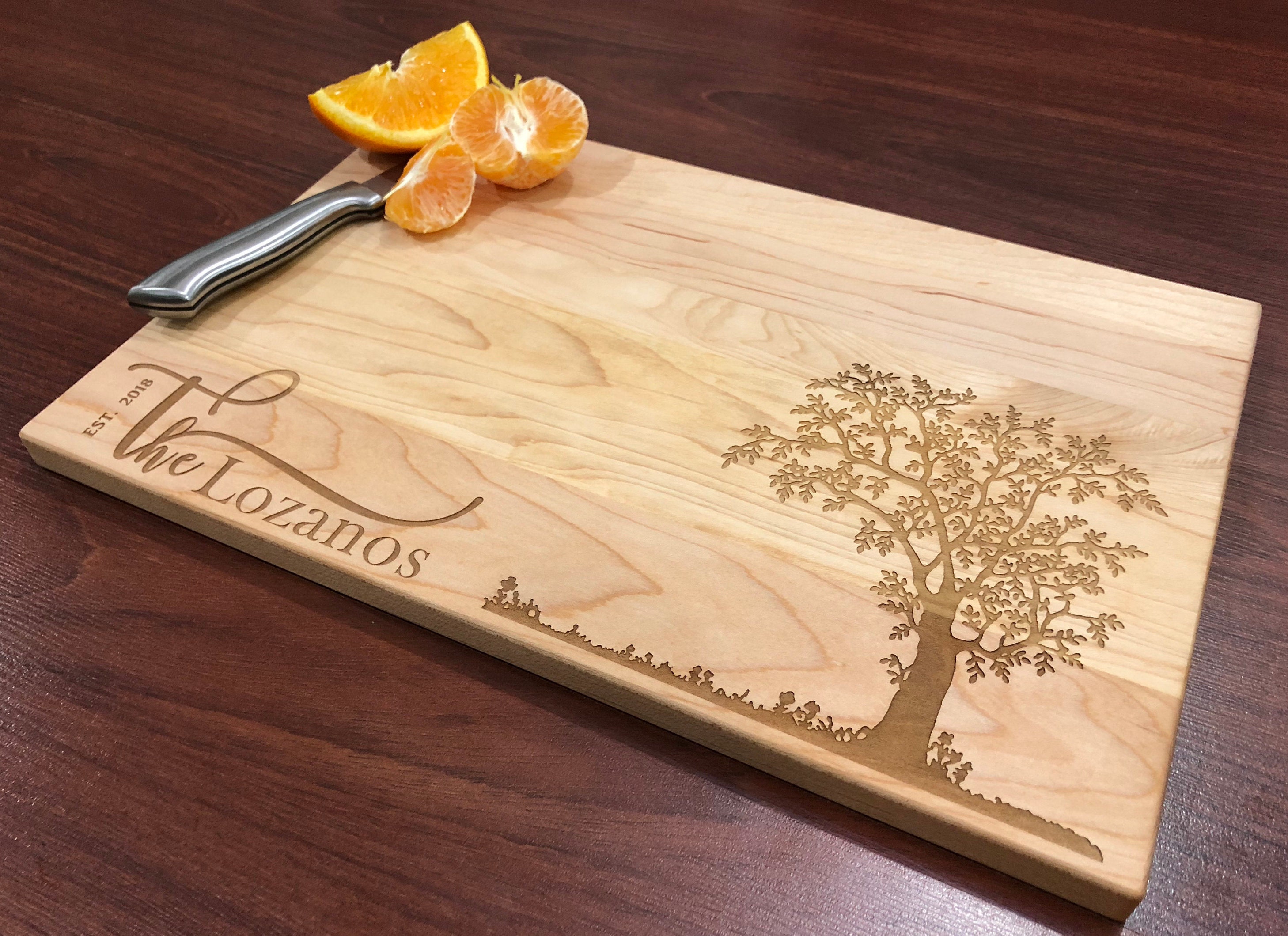Wood Cutting Board Closing Gift Gift for the Couple Etsy