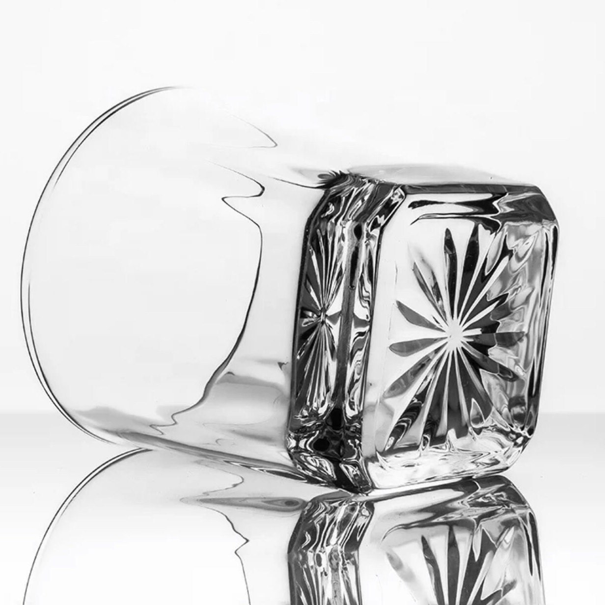 Globe Decanter Set with Two Engraved Square Glasses, Anniversary Gift for Him