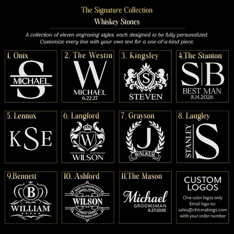 Personalized Whiskey Glass Set | Chilling Stones & Wooden Box | Groomsman Gift image 7
