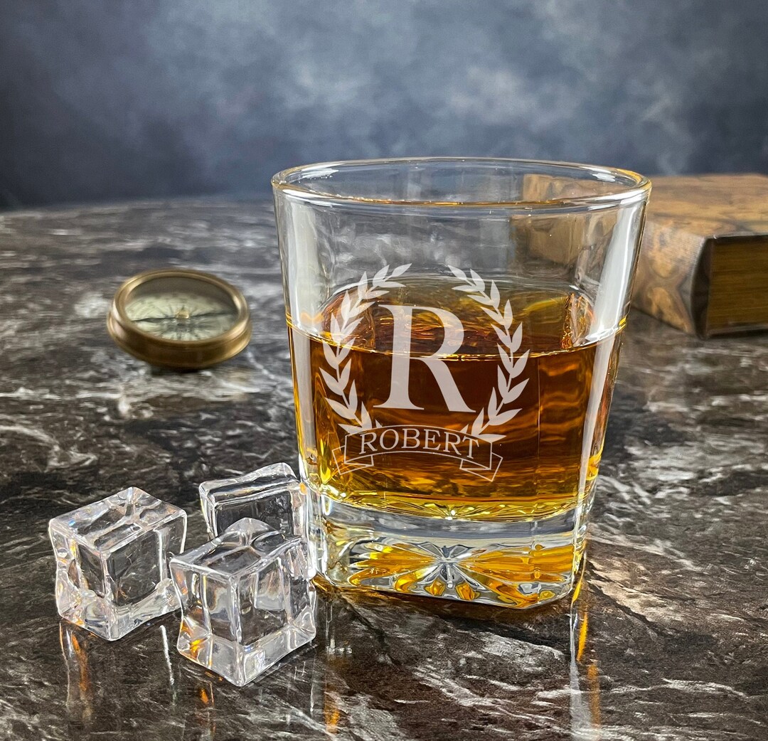 Engraved Whiskey Glasses, Bourbon Gifts, Whiskey Glass, Groomsman ...