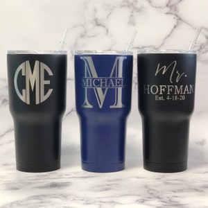 Custom Tumbler, Personalized Tumbler, Insulated Tumbler, Engraved Tumbler, Monogram Tumbler, Bridesmaid Tumbler, Will You Be My Bridesmaid