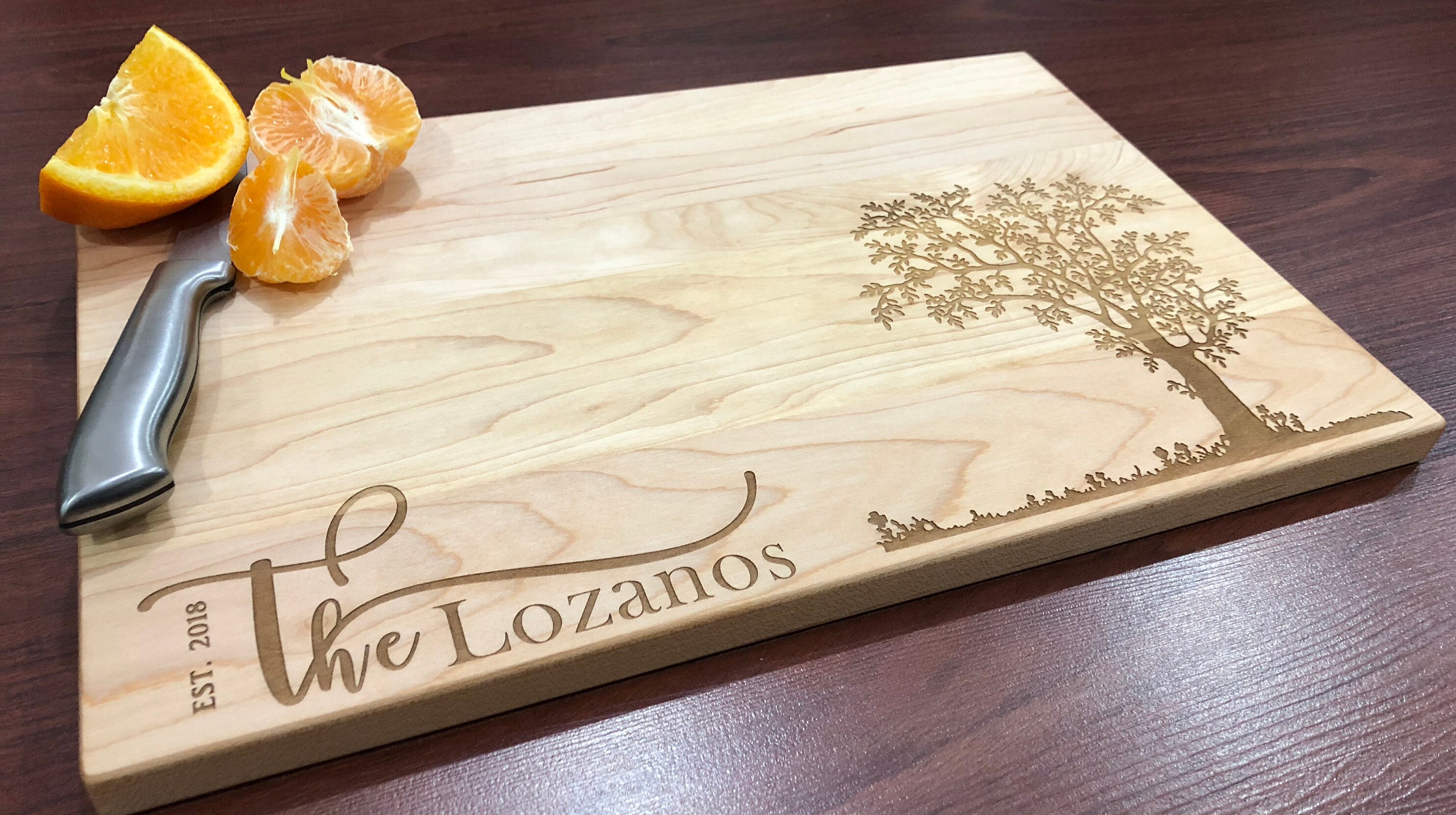 Wood Cutting Board Closing Gift Gift for the Couple Etsy