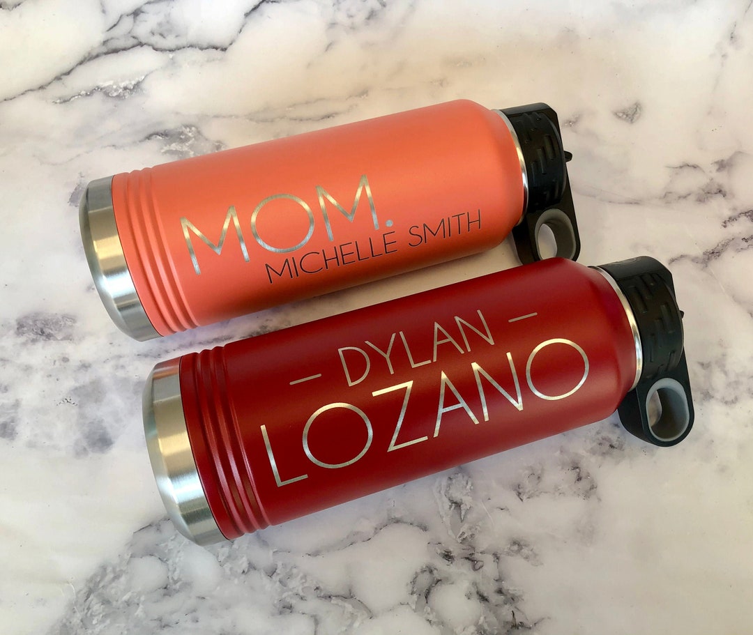 Personalized Insulated Water Bottle: Stainless Steel Sports Bottle With ...