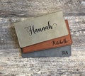 Personalized Leatherette Checkbook Cover - Laser Engraved Check Wallet