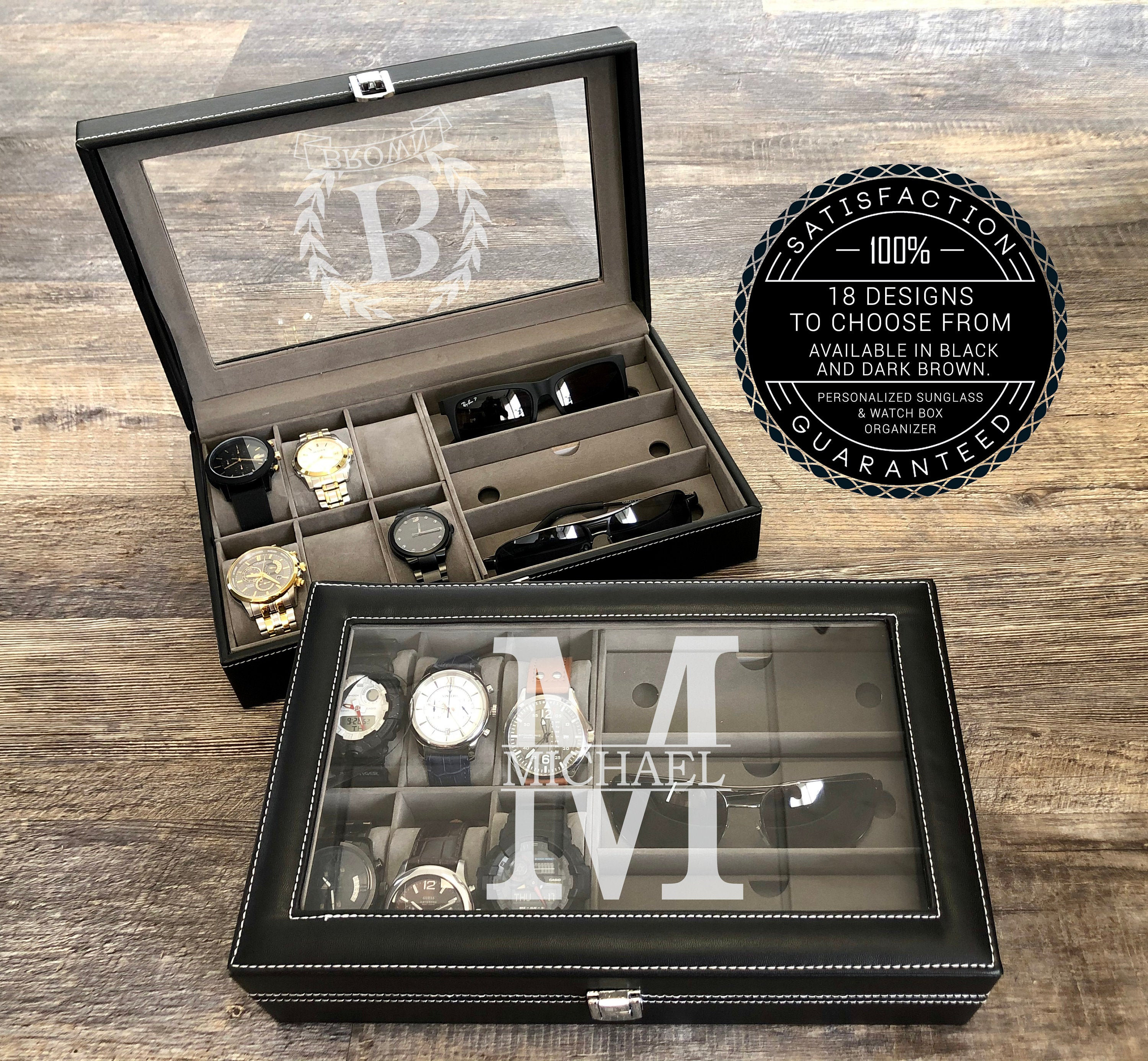 Watch Box Personalized Watch Box Watch Box for Men Etsy Canada