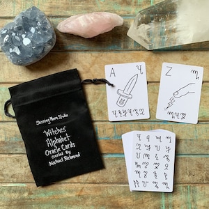 Cartes Oracle de l'Alphabet des Sorcières
