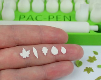 PAC-PEN Polymer Clay Plunger Micro Cutter Set - No.17 Leaves