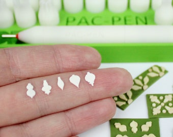 PAC-PEN No.30 - Ornamentenset Micro-plunjersnijders voor polymeer, keramiek en metaalklei