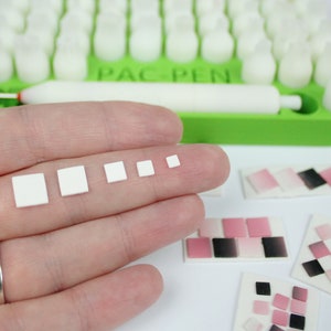 PAC-PEN Polymer Clay Plunger Micro Cutter Set - No.16 - Square