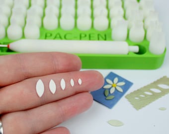 PAC-PEN nr. 25 lenzenset microplunjersnijders voor polymeer, keramiek en metaalklei