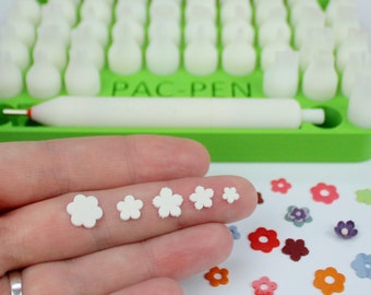 PAC-PEN No.14 - Flowers Set Micro Plunger Cutters for Polymer, Ceramic and Metal Clay