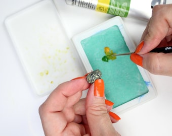 Miniatuur nat palet van Agnes Horvath