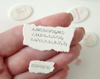 PAC-PEN HANDGESCHREVEN alles-in-één boxset microalfabet 1-3 mm letters, cijfers, stempels voor klei