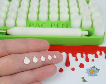 PAC-PEN Nr. 02 Tropfen-Set Mikro-Ausstecher für Polymer-, Keramik- und Metallton