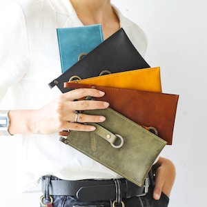 Leder Handytasche, Leder Geschenk für sie, Leder iPhone 15,16 Pro Max Brieftasche, kleine Leder Geldbörsen, Handytaschen, iPhone Handytasche