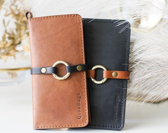 Leather Wallet Women, Leather Gift for Her, Slim Leather Wallet, Custom Wallet, Minimalist Wallet, Womens Wallet