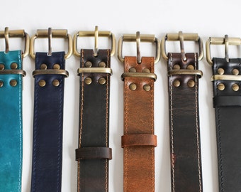 Additional Classic Front Leather Belt for QisaBags