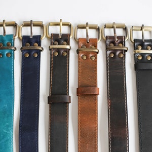 Additional Classic Front Leather Belt for QisaBags