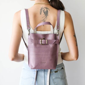 Backpacks for Women, Small Leather Backpack, Mini Leather Backpack, Leather Rucksack, Travel Backpack, City Backpack