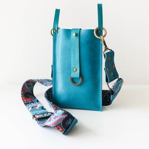 Crossbody Phone Bag, Small Leather Purse, Gift for Her, Leather Gift for Mom, Leather Waist Bag, Travel Leather Bag