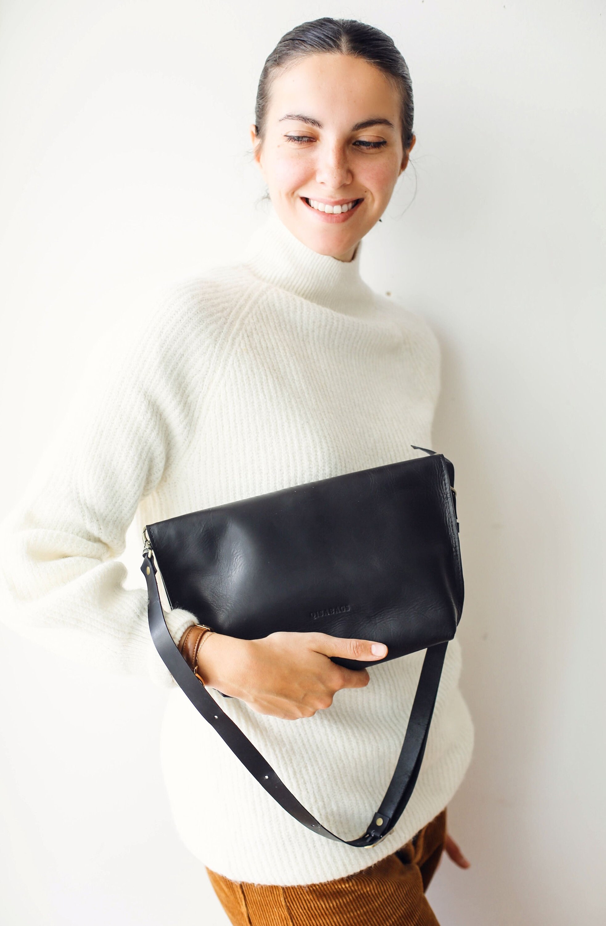 Black Leather Clutch Bags for Women Leather Clutch Purse Etsy