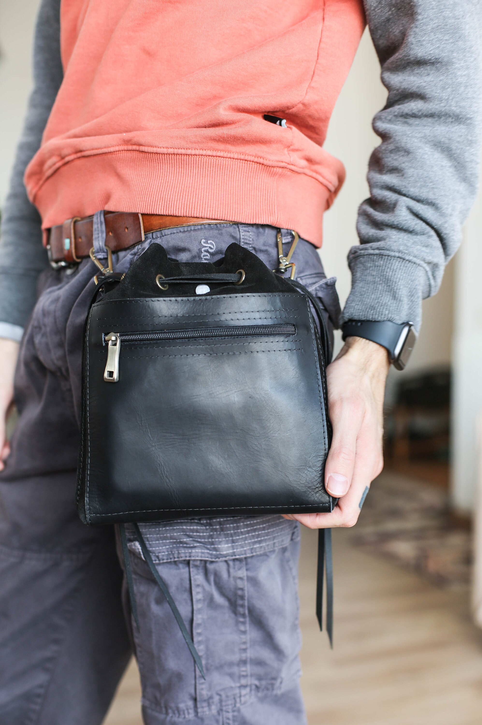 Designer Fanny Pack: Vera Pelle, Regolabile, Traversa In Va - Foto 6