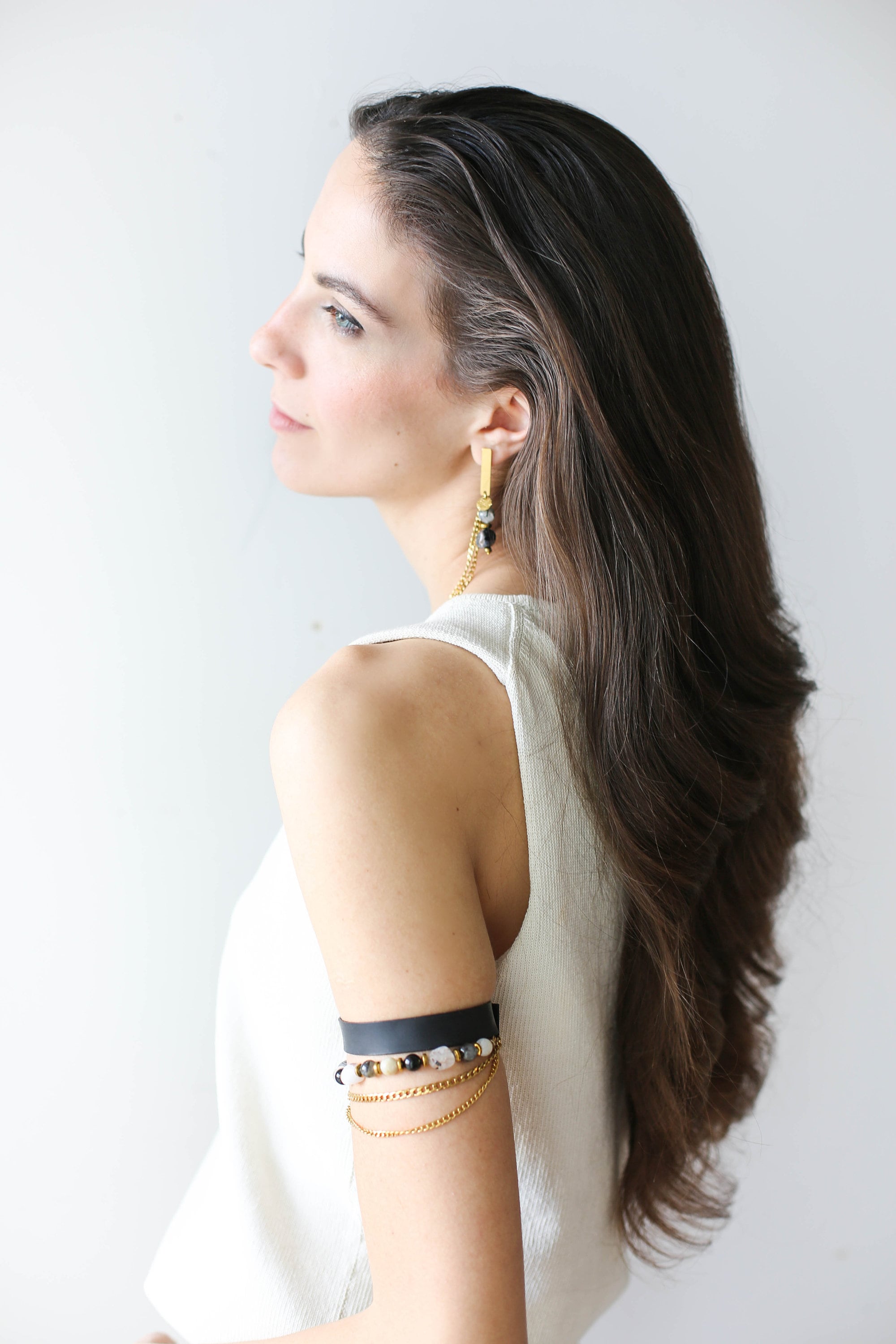 Boho arm cuff best sale
