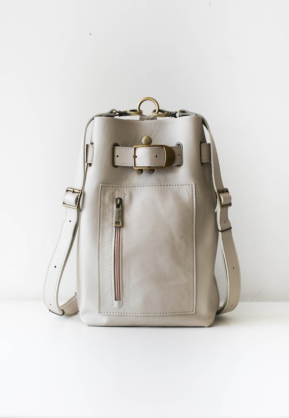 Leather Backpack Purse, Soft Leather Bag for Women  display picture 2