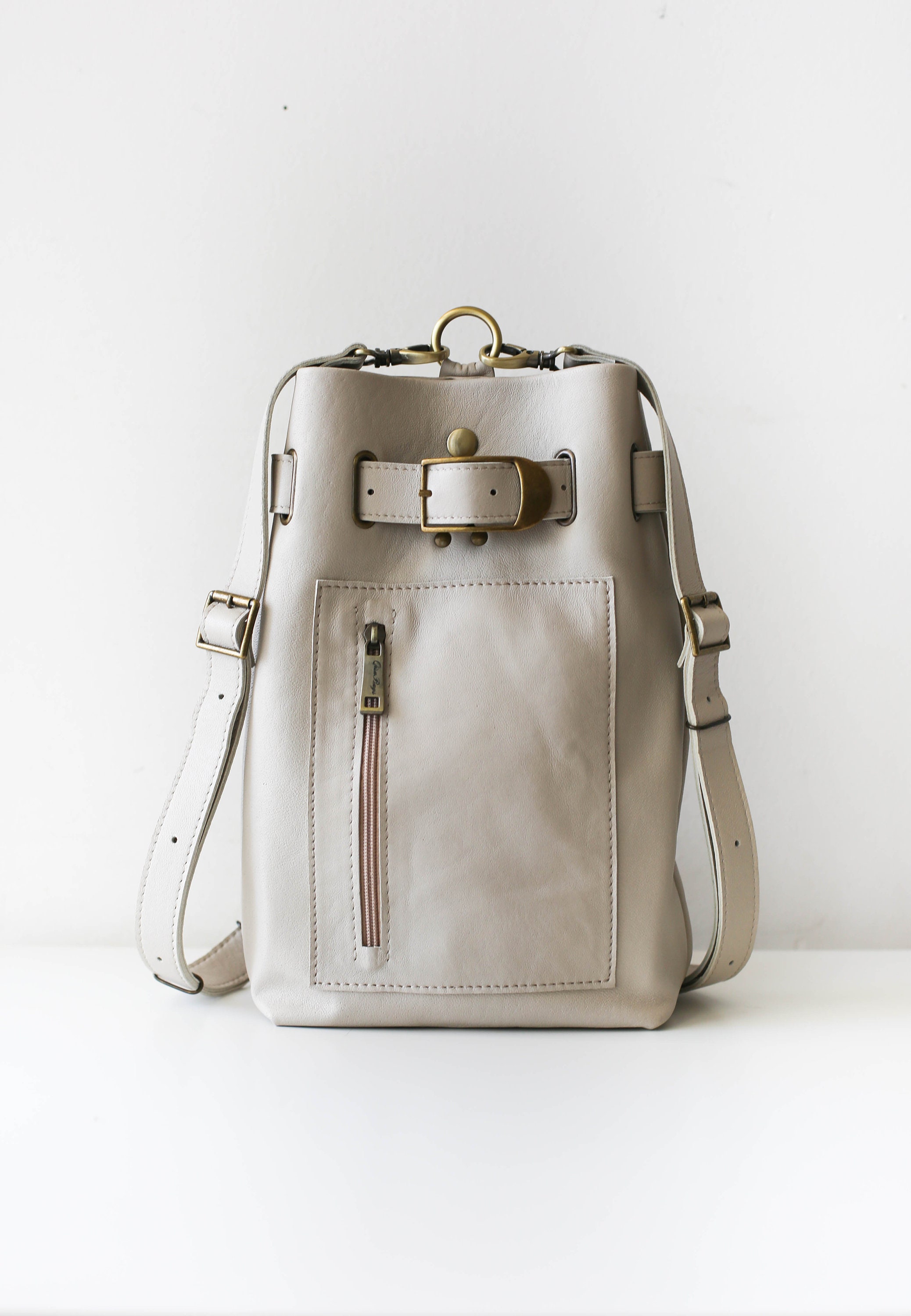 Leather Backpack Purse, Soft Leather Bag for Women  display picture 1
