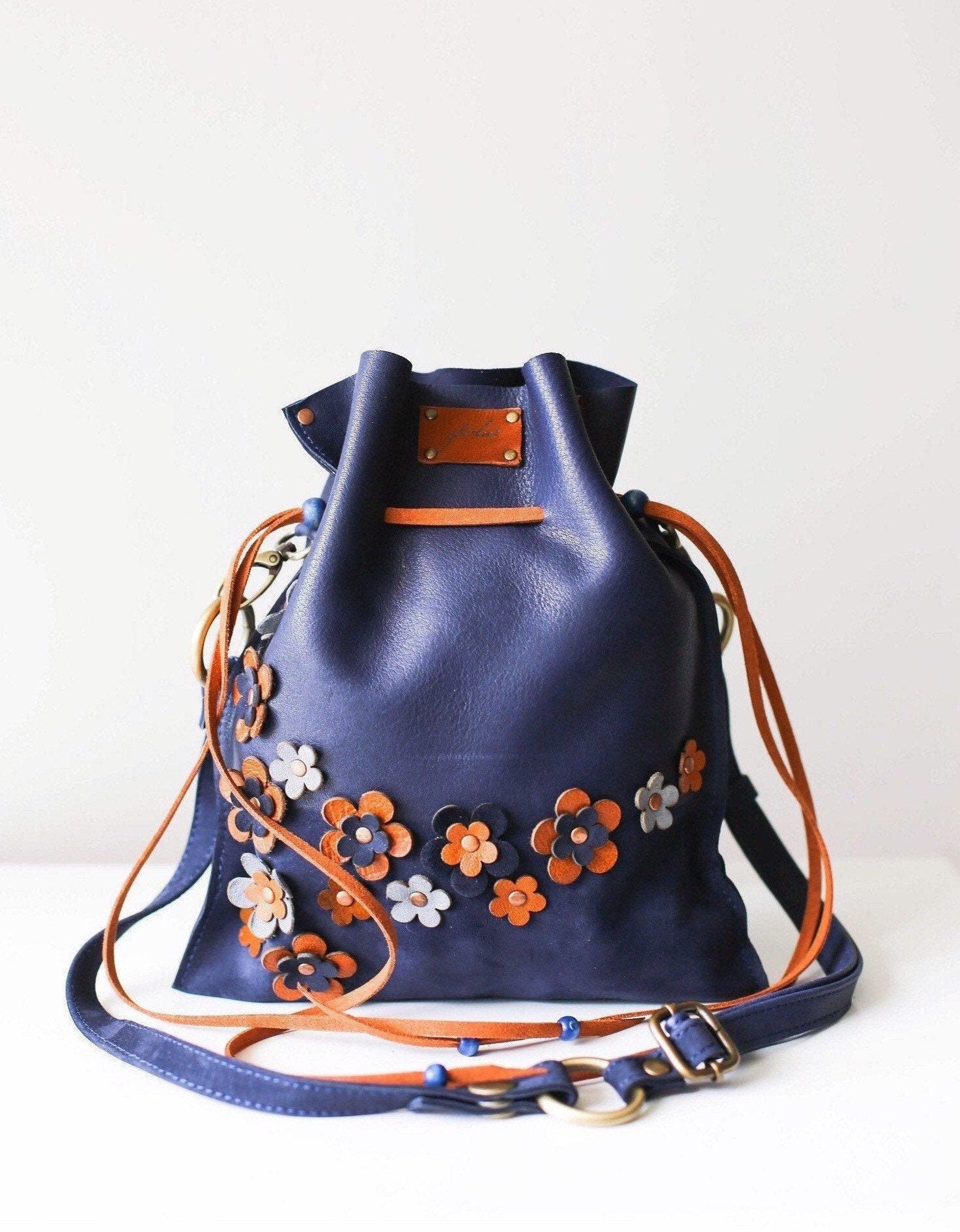 Handmade Small Phone Leather Pouch Bags Purses – iLeatherhandbag