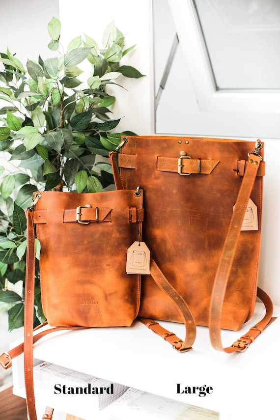 Etsy leather satchel sales