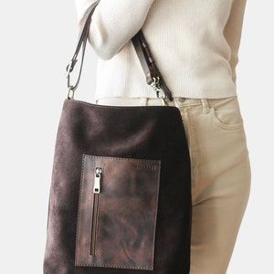 Brown Leather Satchel for work